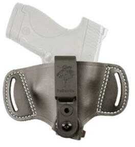 Desantis Outback IWB/OWB Belt Holster Fits Most Small Frame Auto and 1911 Pistols Ambidextrous Black Leather 145BJG1Z0