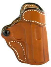Desantis 155 Criss-Cross Belt Holster Right Hand Tan Leather Fits Sig P938 Kimber Micro 9mm 155TA37Z0