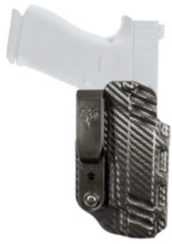 DeSantis Gunhide Slim-Tuk Inside Waistband Holster Fits Glock 48 Ambidextrous Carbon Fiber Exterior Finish Blue Kydex In