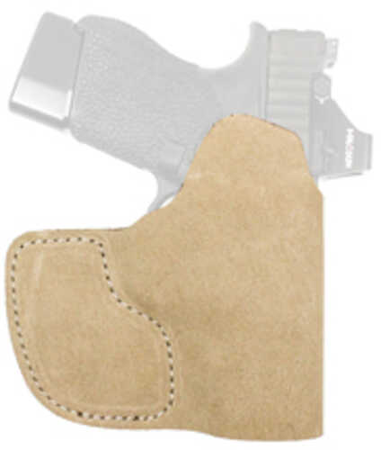 DeSantis Gunhide Suede Nemesis Pocket Holster Fits GLOCK 43/43X/43X MOS Ambidextrous Leather Construction Suede Finish N