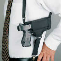 Desantis Patriot Shoulder Holster Fits Glock 17 22 Sig 220 220R 226 Black N84BJB2J0