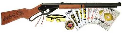 Daisy 1938 Red Ryder Air Rifle 177 BB 280 Blue Wood Lever Action Glasses, Targets, Pellets Clam Pack 1 650BB 9938