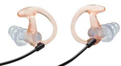 Earpro By Surefire Sonic Defender Max Ear Plug Medium Clear Removable Cord Ep5-mpr