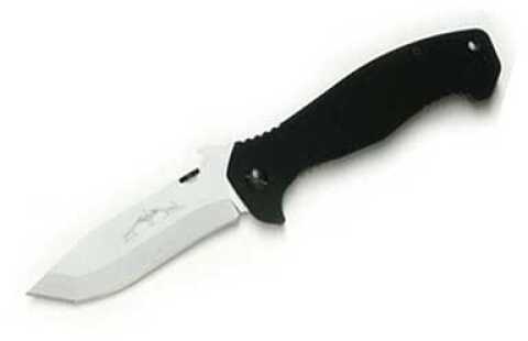 Emerson CQC-15 SF Folding Knife 154 CM/Satin Plain Recurved Tanto Wave/Dual Thumb Disc/Pocket Clip 3.9" Blac CQC15SF