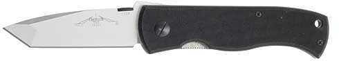 Emerson CQC7BSFS SF Folding Knife 154 CM/Satin Plain Tanto Point Dual Thumb Disc/Pocket Clip 3.3" Black G10 RCQC7BSF