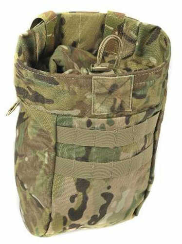 Edgar Sherman Design Sap Bucket Dump Pouch 500 Denier Cordura Nylon molle Compatible Matte Finish Wolf Gray Esd-sap-wg