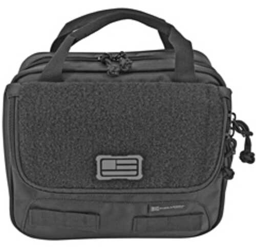 Evolution Outdoor Tactical 1680 Series Double Pistol Case Black Color Denier Polyester 51283-EV