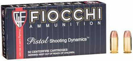 45 ACP 25 Rounds Ammunition Fiocchi Ammo 200 Grain Hollow Point