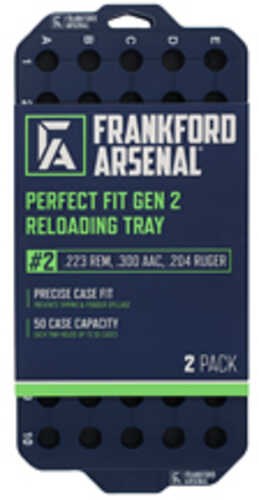 Click to see larger image. Frankford Arsenal Perfect Fit Tray Style 5 Reloading Fits 308/6.5 Creedmoor Blue 2 Trays are Inlcuded