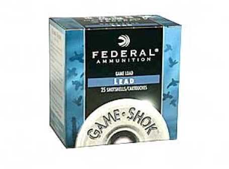 12 Gauge 2-3/4" Lead #8 1 oz 25 Rounds Federal Shotgun Ammunition