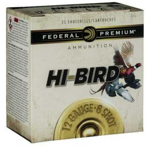 Federal Hi-Bird 12 Gauge 2.75" #8 3 1/4 Dram 1 1/8 oz Shot 25 Round Box HVF128
