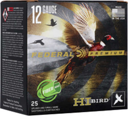 Federal Hi-Bird 12 Gauge 2.75" #5 1 1/4 Oz Shot Fiber-Wad 25 Rounds