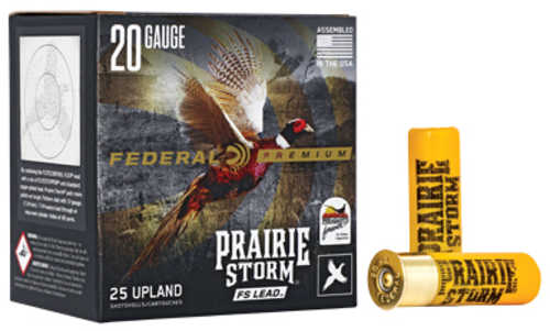 Federal PFX204FS5 Premium Prairie Storm FS 20 Gauge 2.75" 1 Oz 1350 Fps 5 Shot 25 Bx/ 10 Cs