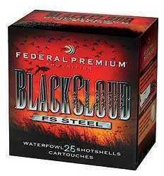 12 Gauge 25 Rounds Ammunition Federal Cartridge 3 1/2" oz Steel #4