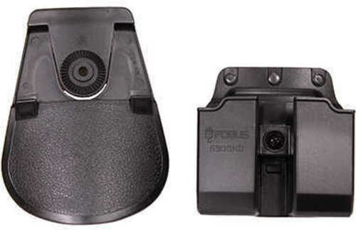 Fobus Roto Belt Pouch Black Fits Double Mag for Glock 9/40 Tension Adjustment Screw Speed Side Cut 6900NDRP