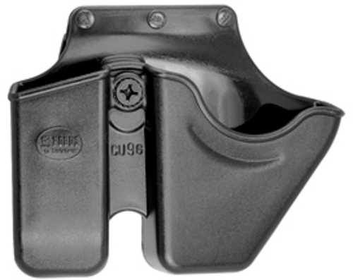 Fobus Paddle Case Handcuff/Mag Combo for Glock H&K 9mm/40Cal. Right Kydex Black CU9G
