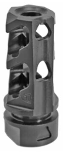 Fortis Manufacturing Inc. Muzzle Brake Fits 300 Blackout through 7.62X39 Threaded 5/8X24 Color Nitride Finish Incl