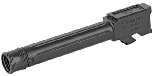 Fortis Manufacturing Inc. Match Grade Barrel Glock 9MM 4.5" Threaded Fits 19 Gen 1-5 and 19X Black Nitride Fin