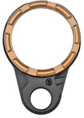 Fortis Manufacturing Inc. Light Weight K2 Castle Nut and End Plate Black and Flat Dark Earth Anodized Finish