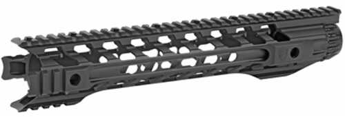 Fortis Manufacturing Inc. Night Rail 12.875" Free Float Handguard KeyMod Fits AR-15 Black