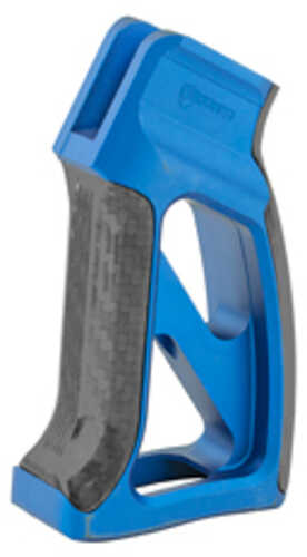 Fortis Manufacturing Inc. Torque Pistol Grip Blue Anodized Finish with Carbon Fiber Fits AR Rifles