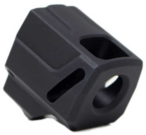 Faxon Firearms Exos-525 Compensator 9mm Compatible With Sig Sauer P365/xl Anodized Finish Black Ff-p-a-comp-ss-s-01