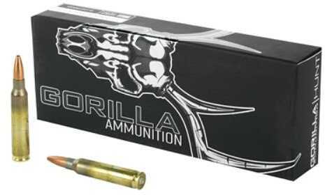 223 Remington 20 Rounds Ammunition Gorilla Company 62 Grain Copper