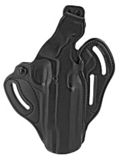 Galco Cop 3 Slot Belt Holster Fits 1911 With 5" Barrel Guns or without Red Dot Premium Steerhide Right Hand Bl