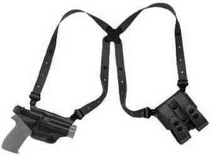 Galco Miami Classic Shoulder Holster Fits Springfield XD With 3-5" Barrel Right Hand Black Leather MC446B