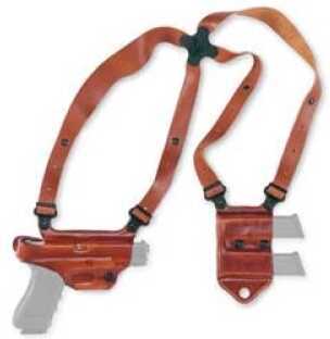Galco Miami Classic II Shoulder Holster Fits 1911 Government Right Hand Tan Leather MCII212