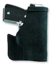 Galco Pocket Protector Holster Fits Glock 43 S&W Shield (9mm 40S&W and 45 ACP ) & Springfield XDS-3.3 Right Hand Black Lea