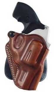 Galco Gunleather Speed Paddle Holster Right Hand Black/Tan Ruger LCR Leather SPD300