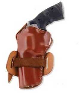 Galco Gunleather Wheelgunner Belt Holster Ambidextrous Tan 4" S&W N-Frame Leather WG126