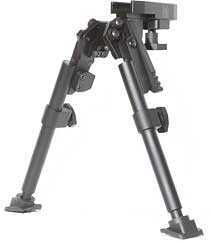 GG&G Inc. XDS Bipod Black 25 Degrees Of Cant From Center Legs Extend 7-9.5" Tool-Less Installation Grip Tight