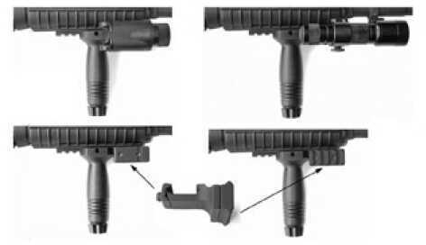 GG&G Inc. Mount Fits AR-15 For Flashlights Black GGG-1131