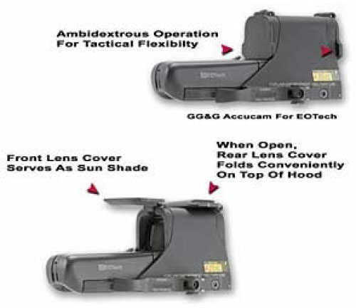 GG&G Inc. 1275 ScopeCover EOTech 512/552 Flip Lens Cover Black GGG-1275-img-0