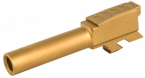 Grey Ghost Precision Match Grade Barrel 9MM Titanium Nitride Finish Fits Glock 43 Barrel-G43-NT-TIN