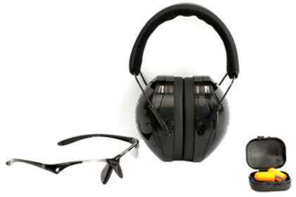 Glock AP60220 Range Kit Earmuff/Plugs/Glasses 25 Db Black