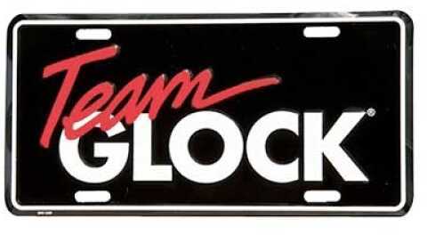 Glock Black with Red and White License Plate AS00043