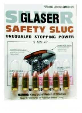 38 Special 6 Rounds Ammunition Glaser 80 Grain Hollow Point