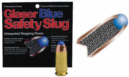 380 ACP 20 Rounds Ammunition Glaser 70 Grain Hollow Point