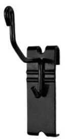 Gun Storage Solutions Firearm Hangers Gridwall Gun Cradles Vinyl Coated Black GRIDGCRDL10