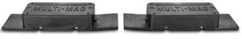 Gun Storage Solutions Soft Rubber Coated Magnets 2 Per Strip Strips Package Black MULTMAG2