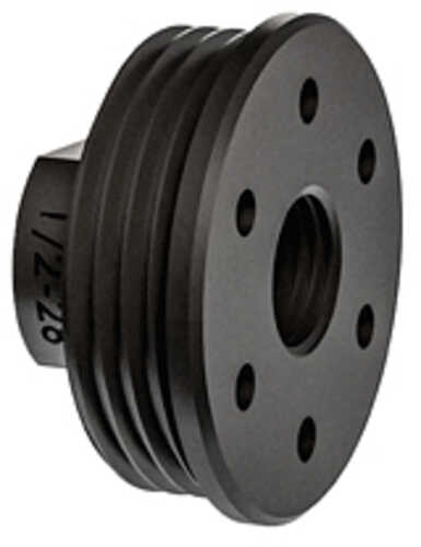 GrovTec HUB Suppressor Adapter 223 Remington/5.56 NATO HUB to 1/2X28 Direct Thread Adapter Nitride Finish Black GTHM370