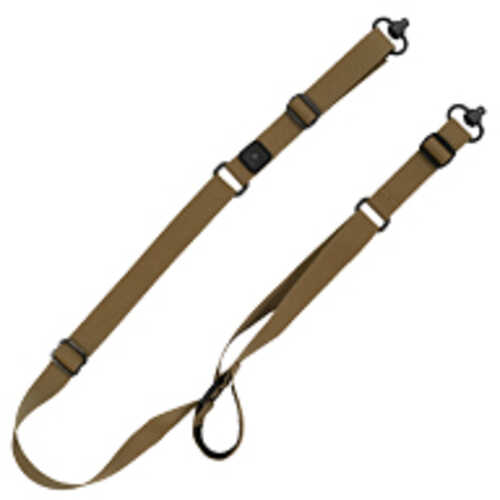 GrovTec Sabre 2 Point Sling Matte Finish Coyote Brown Includes Push Button Swivels