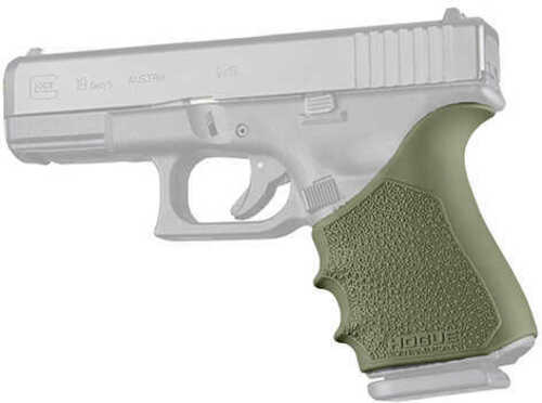Hogue HandAll Beavertail Grip Sleeve OD Green Fits Glock 19 23 32 38 Gen 1-2-5 17051