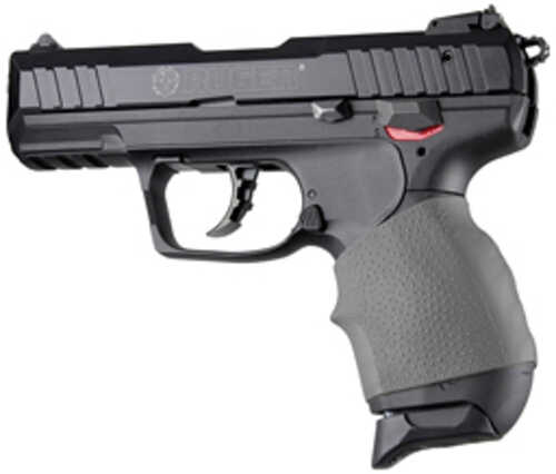 Hogue Handall Jr Grip Small Size Sleeve Fits Most Compact 22 25 32 380 Caliber Pistols Slate Gray 18002