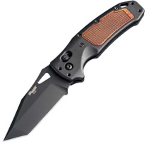 Hogue Sig K320 Axg Classic Folding Knife Cerakote Finish Black Tanto Point 3.5" Blade Length Cpm-s30v Blade Steel Plain