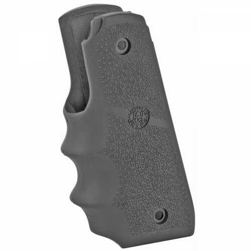 Hogue Overmolded Rubber Grip Panels Finger Grooves Slate Gray Fits Ruger 22/45 79082