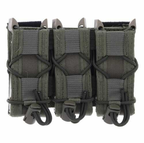 High Speed Gear Pistol Taco Triple Magazine Pouch Molle Fits Most Magazines Hybrid Kydex And Nylon Olive Drab Gre